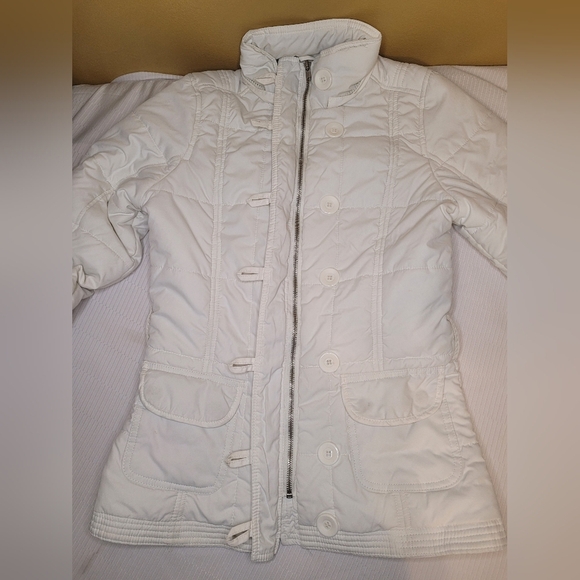 Zenana Outfitters My Favorite Jacket White Puffer sz S - Picture 8 of 13